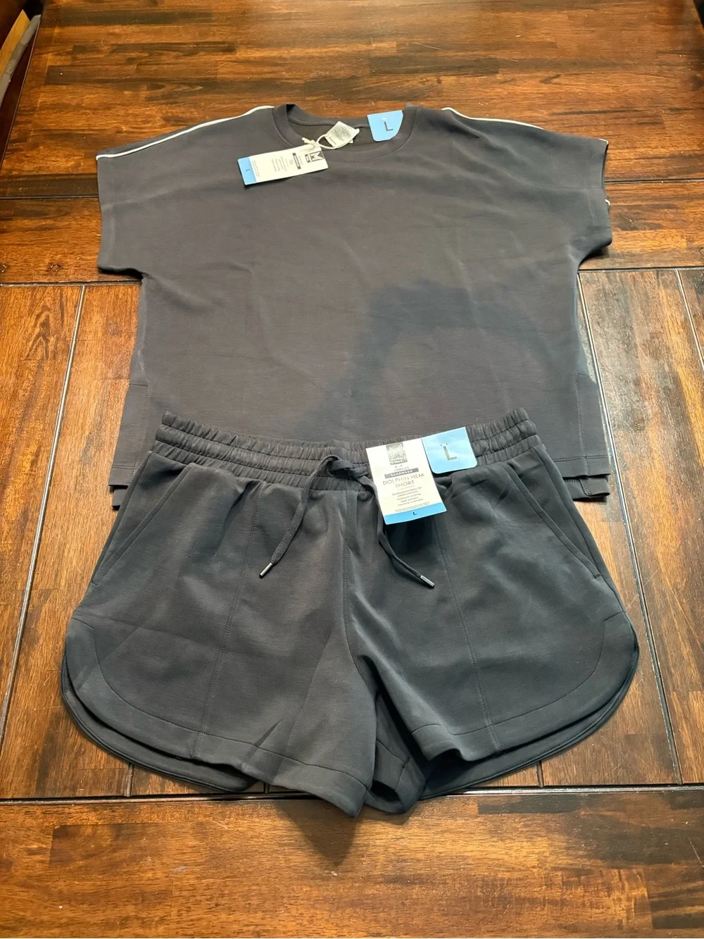 Women’s Cozy Black Lounge Set, Size L